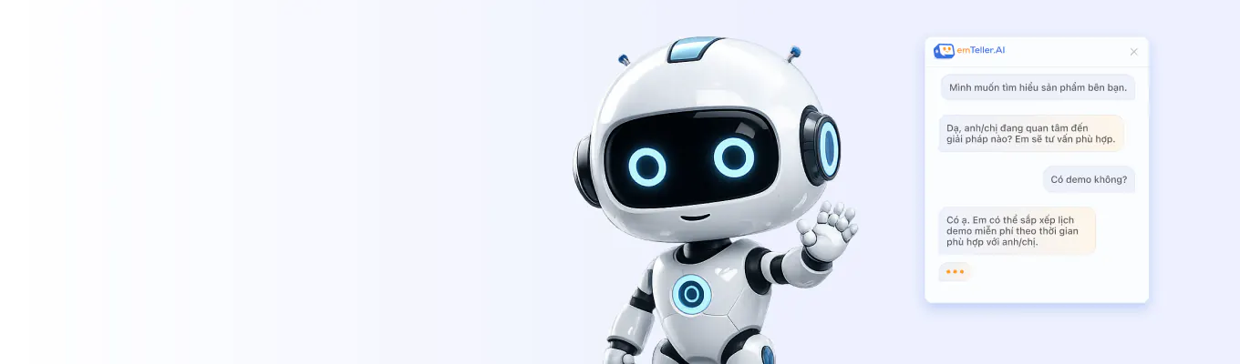 AI-powered customer support illustration