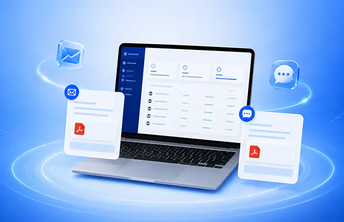 Automated payslip delivery product dashboard